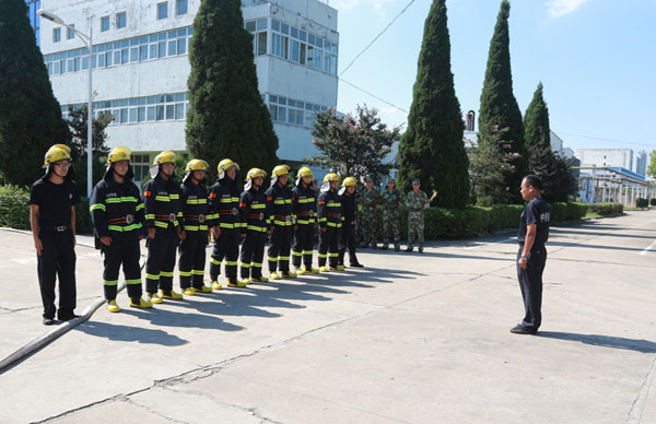 企业腾飞插上安全的翅膀--宿州中粮公司企业专职消防队