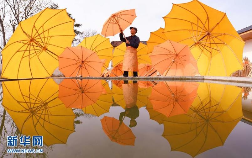 安徽泾县:油布伞--一张文化名片--安徽频道--人民网