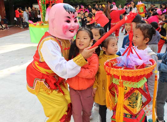 迎重阳 赏民俗 非遗文化走进合肥市宿州路幼儿