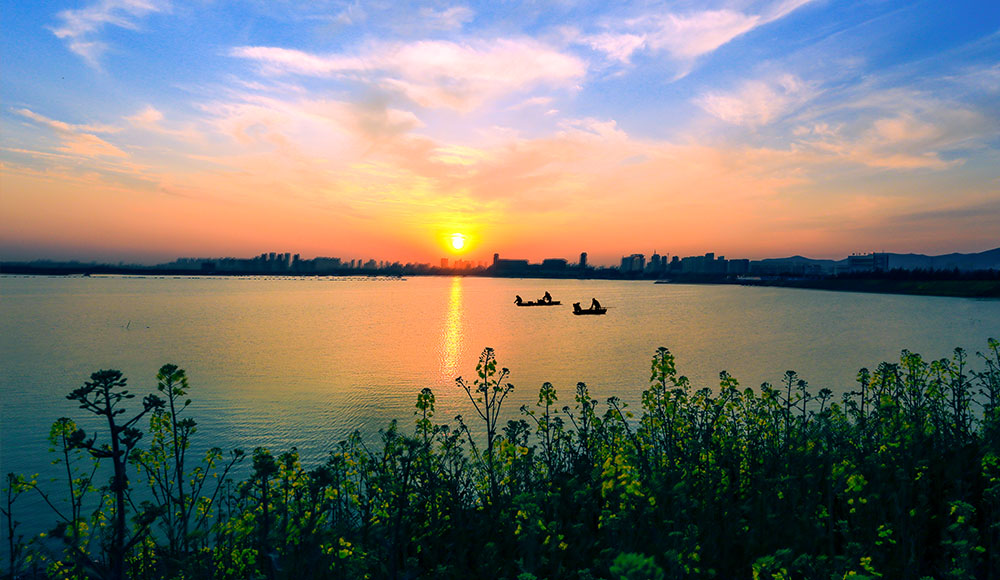 淮北东湖美景