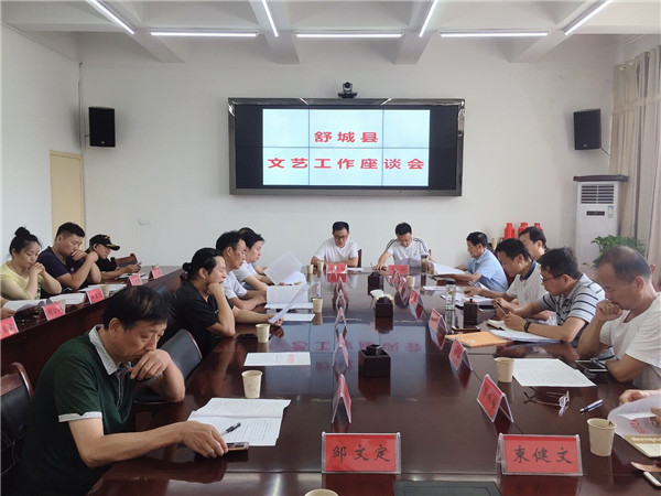 安徽舒城县召开文艺工作座谈会