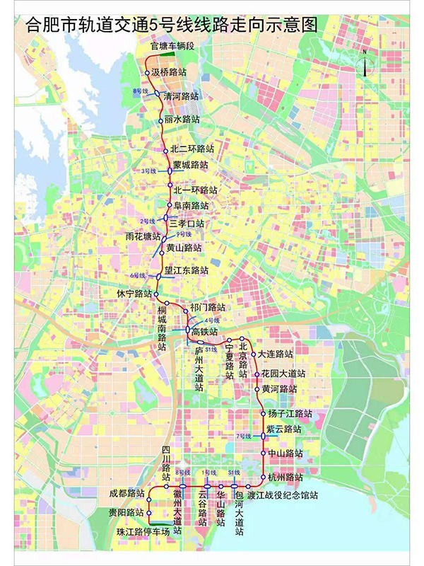 2号线东延线,3号线南延线工程初步设计已上报安徽省发改委.