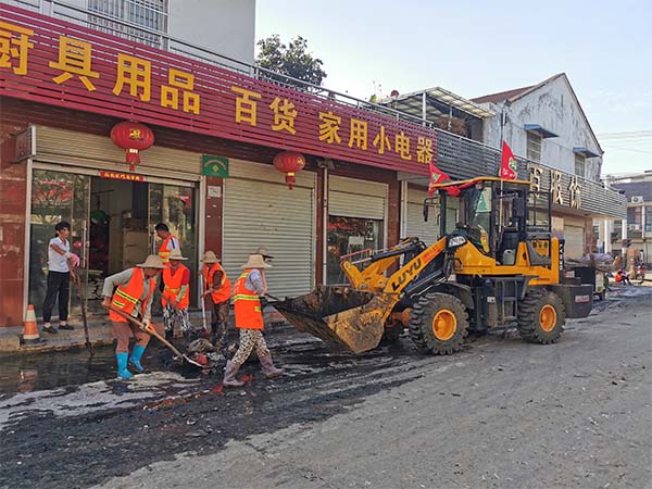 水退人进肥西丰乐镇重建家园