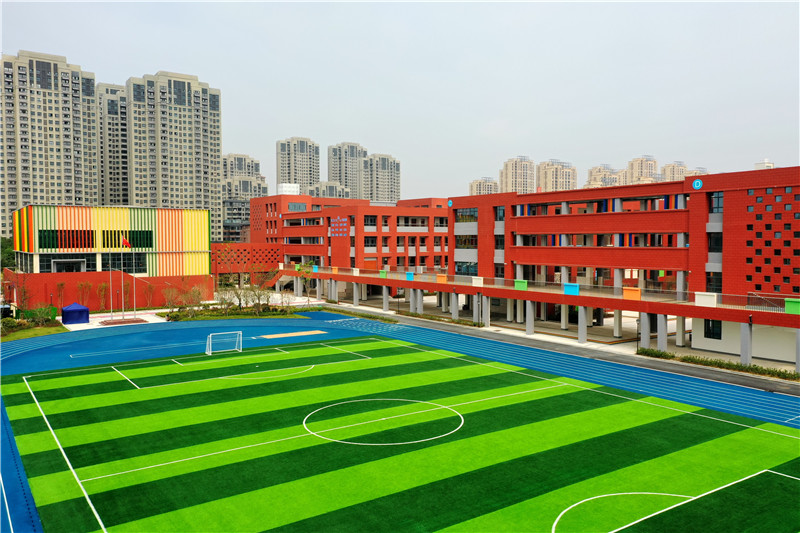 合肥市新站高新区竹溪小学梦溪校区.合肥新站高新区供图