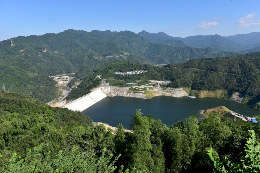 金寨抽水蓄能電站。六安市委宣傳部供圖
