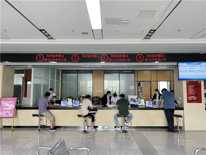 企业享受一对一服务模式。肥宣供图