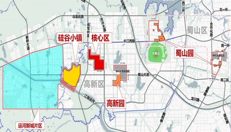 “科大硅谷”规划图。合肥市发改委供图