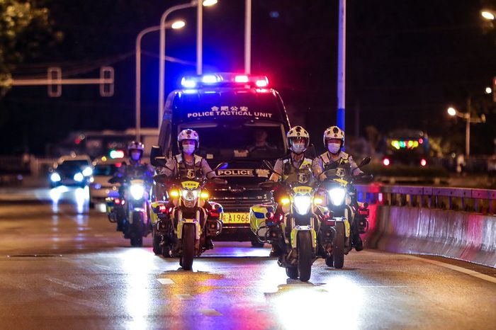 守护城市平安。合肥警方供图