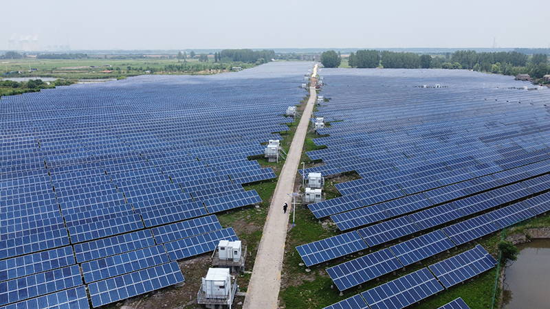 巡检队工作人员在进行日常巡检