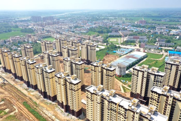 堤顶民房迁建安置房。汪桂云供图