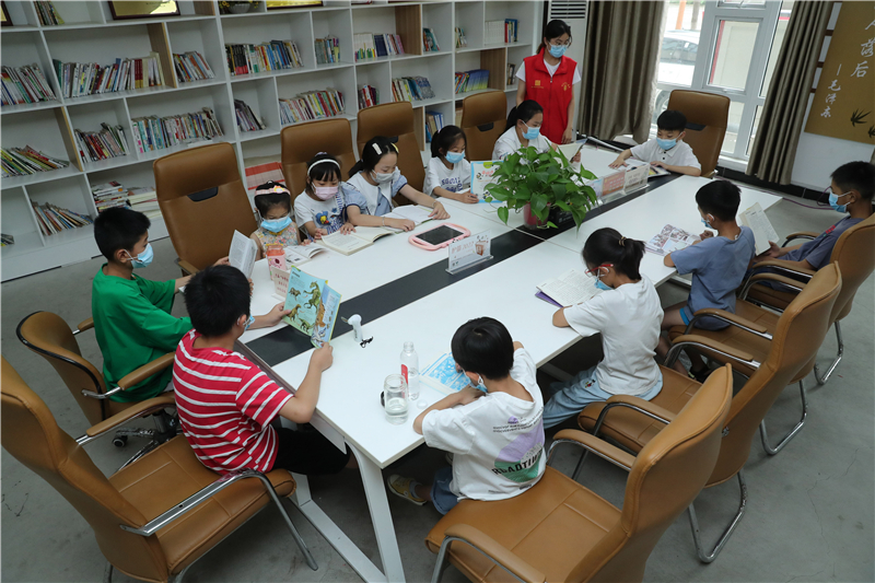“五彩假日”托管班。蒙城县委宣传部供图