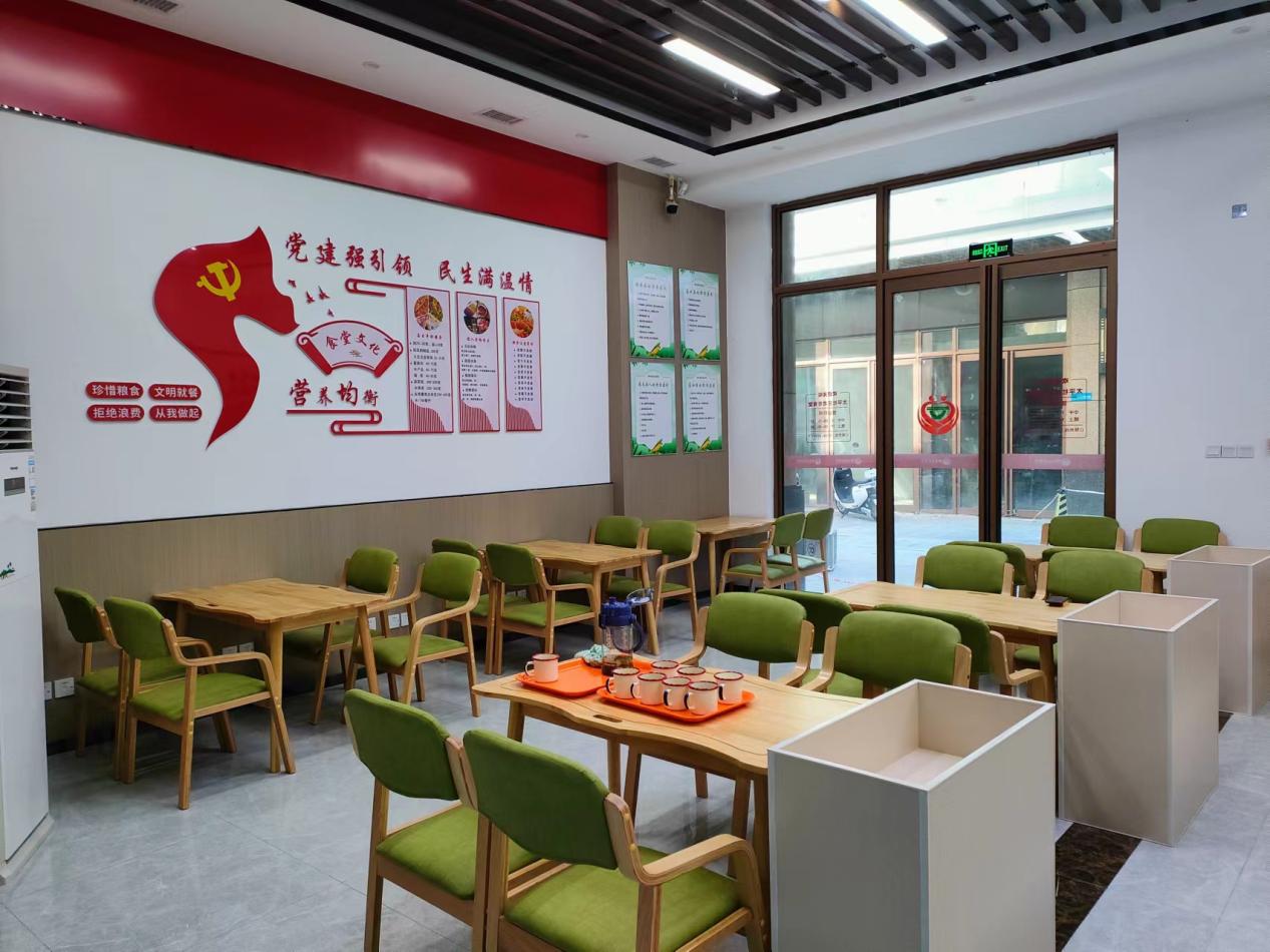 舒适整洁明亮的就餐环境。宜秀区委宣传部供图