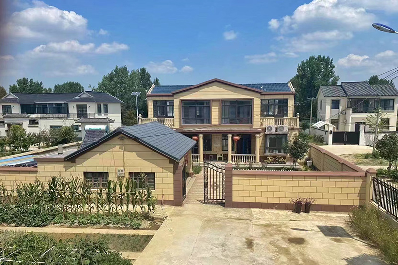 楼南村实施闲置宅基地“活化工程”,发展民宿产业。长丰县吴山镇供图