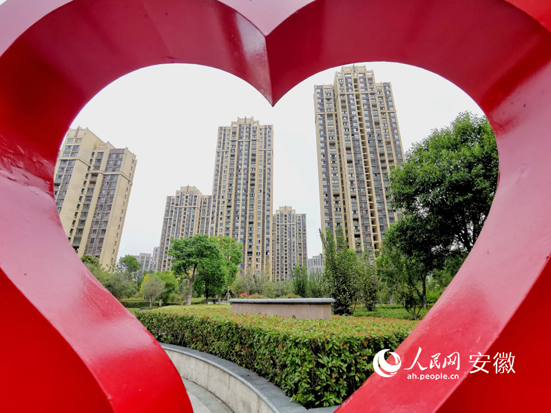 城市经典小区被评为芜湖市“最干净小区”。人民网记者 苗子健摄