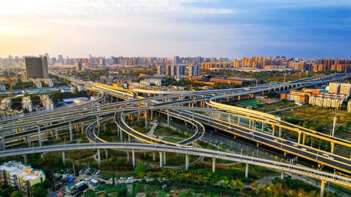 郎溪路裕溪路立交。解琛供图
