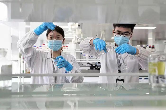 合肥亿帆医药检验中心。肥西县委宣传部供图