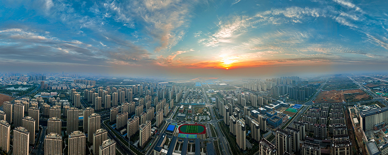 潭冲河以南建设快速推进。艾克发摄