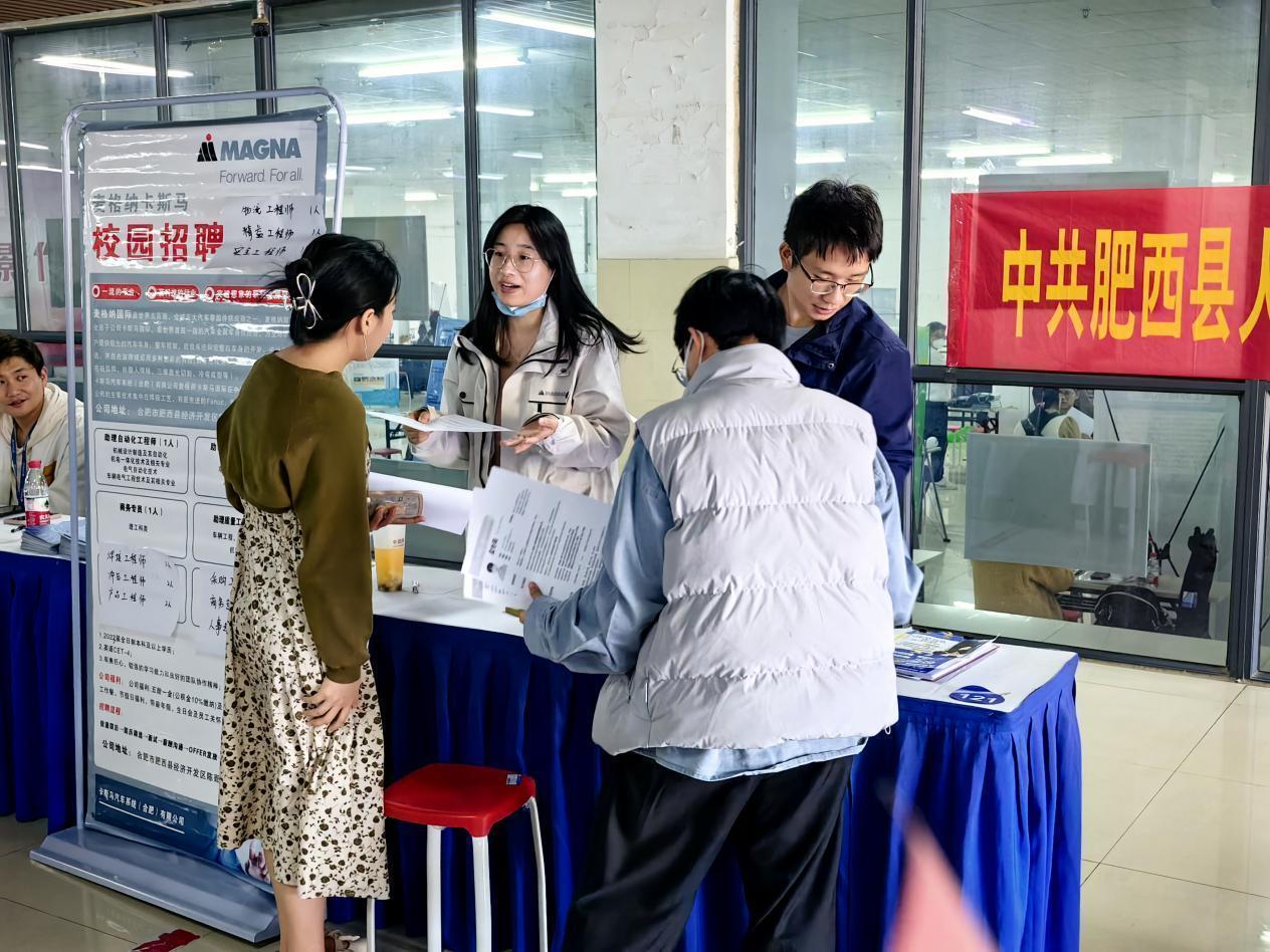 肥西县开展优企高校行帮助重点企业储备人才。肥西县委组织部供图