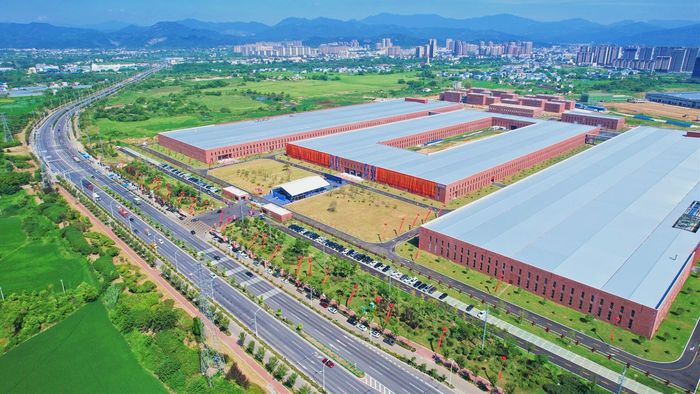 安徽桐城国轩新能源有限公司。桐城市委宣传部供图