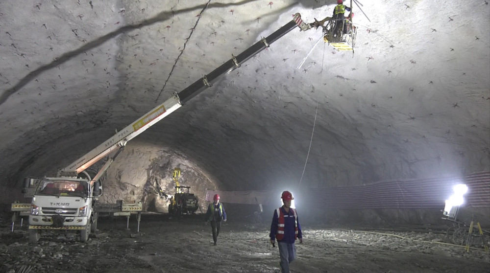 图为项目主体工程建设现场。