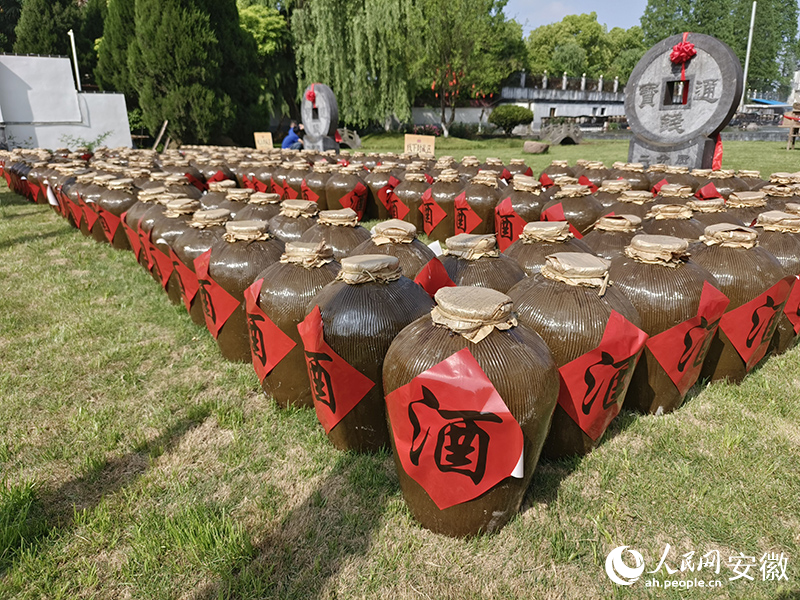 即将封藏的古南丰黄酒。人民网记者 苗子健摄