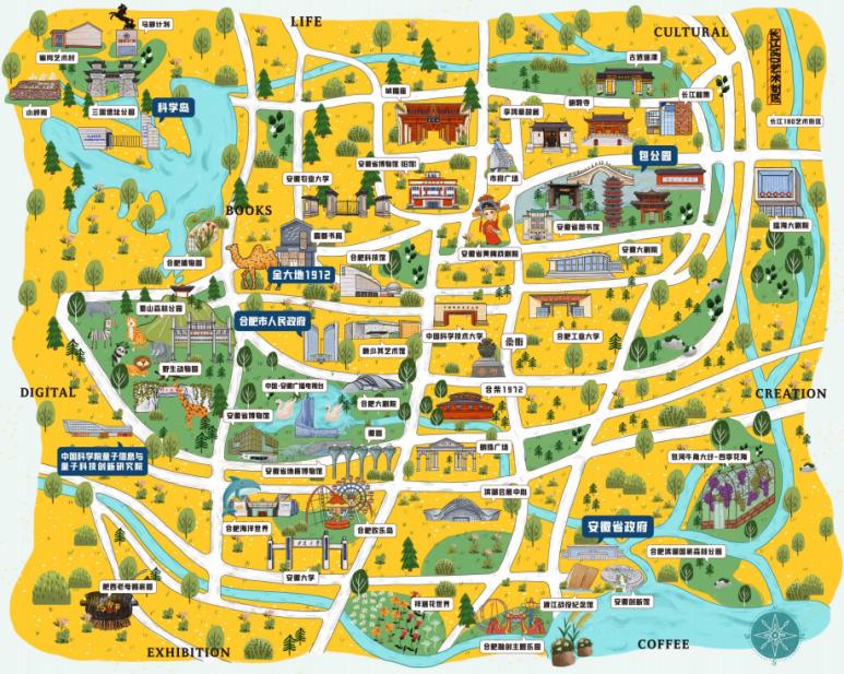 文创地图。