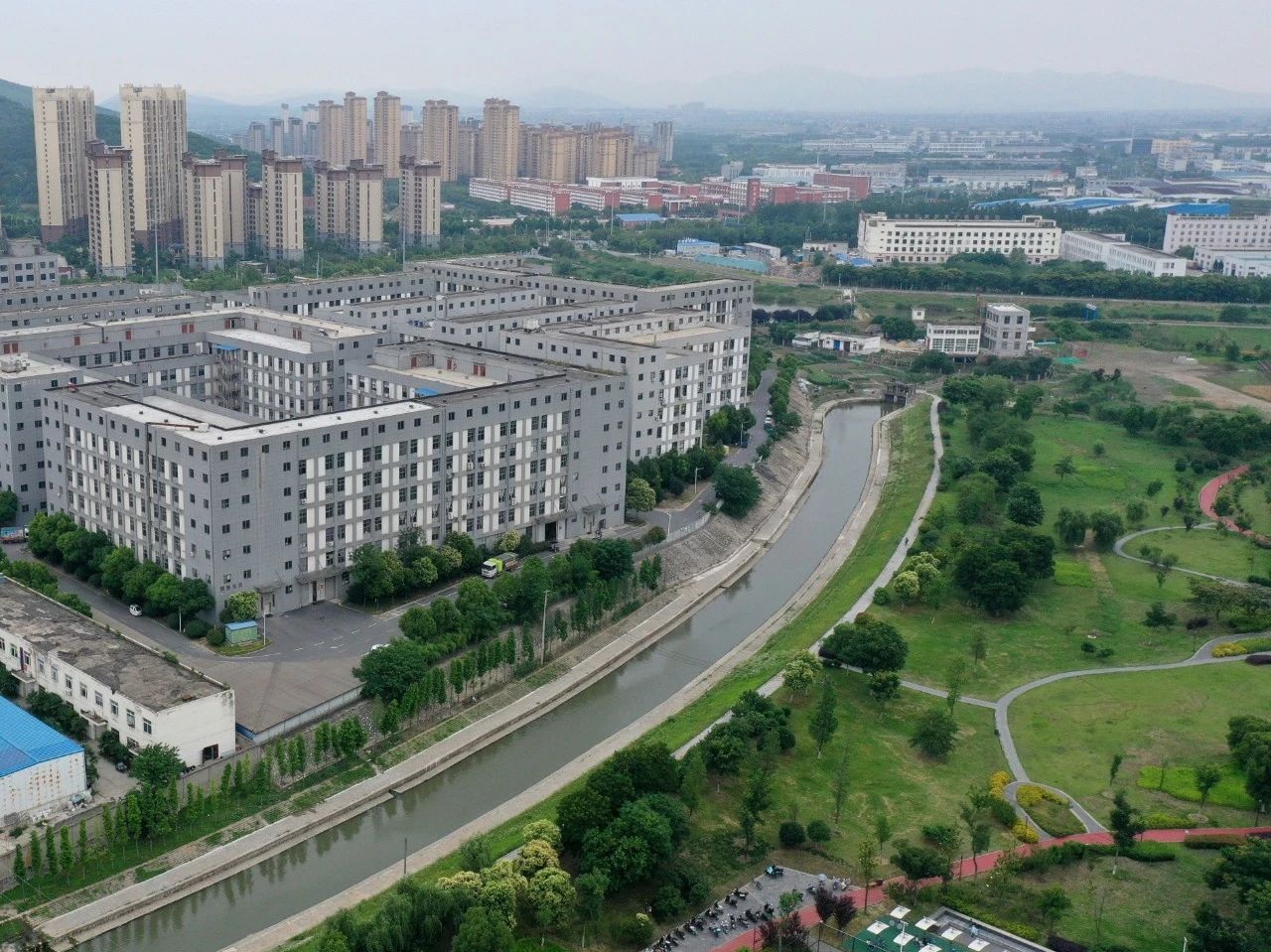 安成圩干渠。巢湖市住建局供图