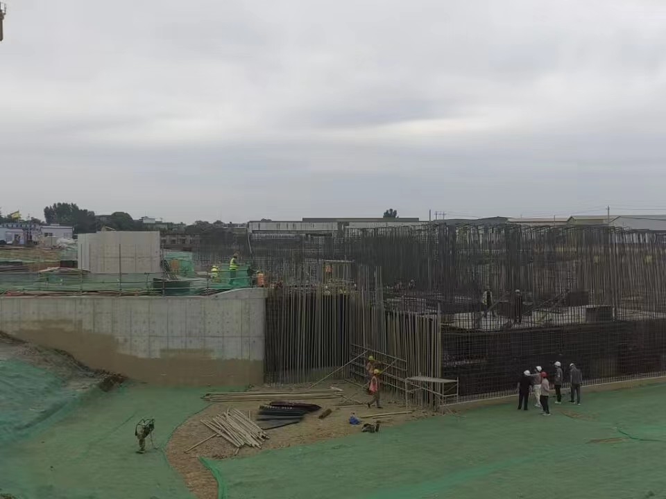 施工現場。池州市貴池區水利局供圖