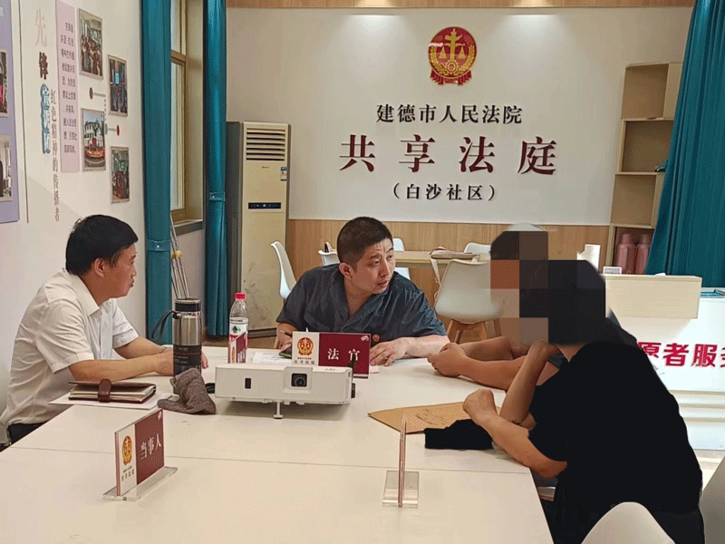 建德市人民法院法官指导调解现场。浙江省高级人民法院供图
