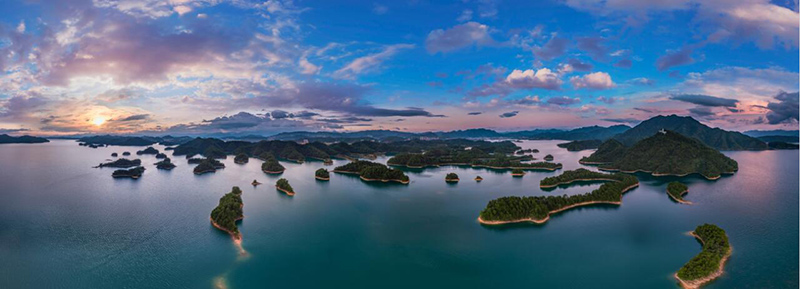 千岛湖风景如画。 图片来源：浙江省淳安县委宣传部
