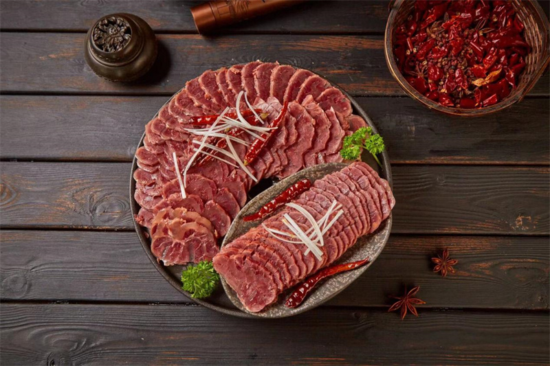 涡阳义门熏牛肉。安徽省文化和旅游厅供图