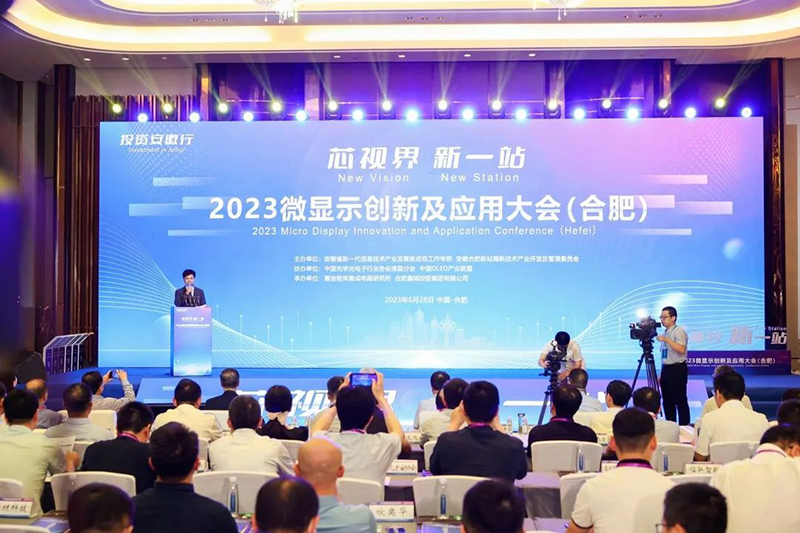 2023微显示创新及应用大会。新站高新区供图