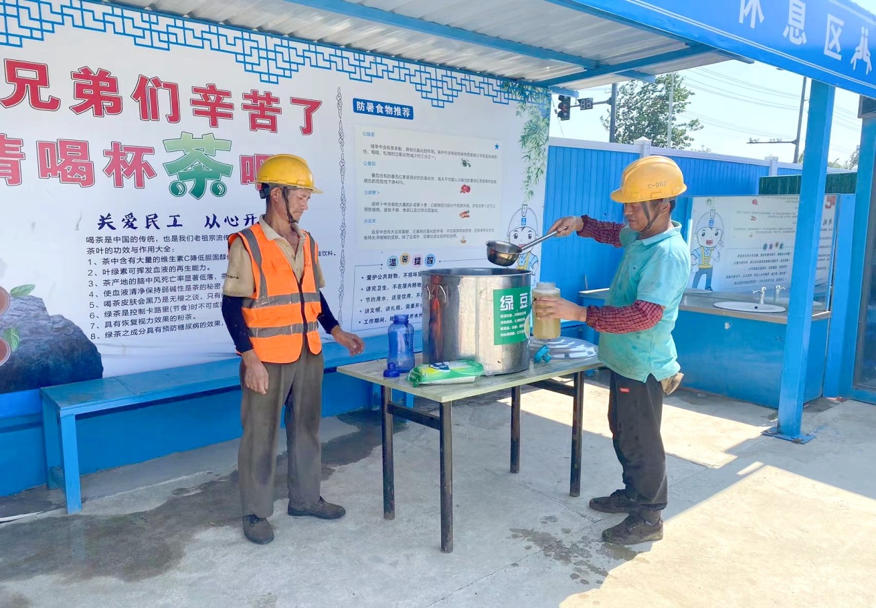 施工现场。许德祥供图