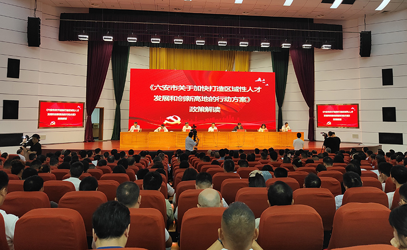 会议现场。六安市委组织部供图