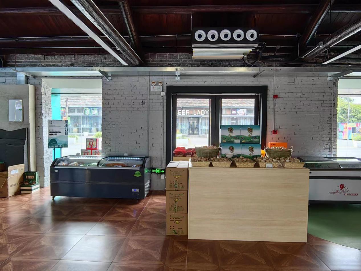 安徽牧翔在上海的自營門店。霍邱縣委宣傳部供圖