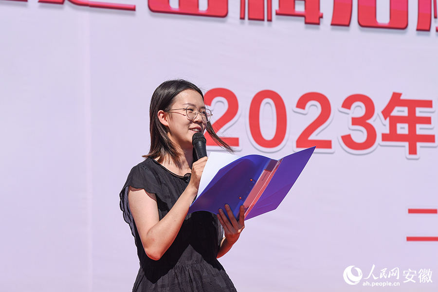 “学长示范课”活动环节。人民网记者 李希蒙摄