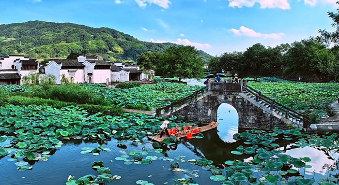 黃山市徽州區呈坎景區。小紅書@Mr.雷供圖