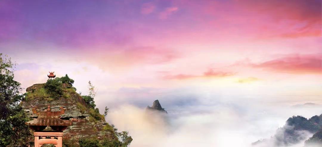 休寧縣齊雲山景區香爐峰。齊雲山風景區供圖