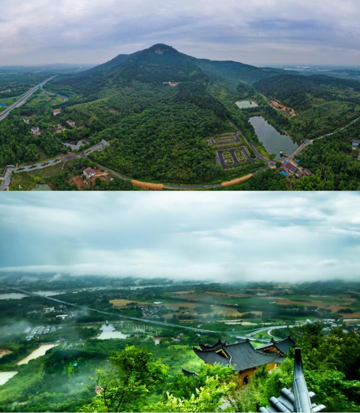 珩琅山村航拍图。蒋海明摄