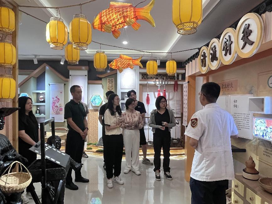 交流团参观区非遗馆。琅琊区文旅局供图