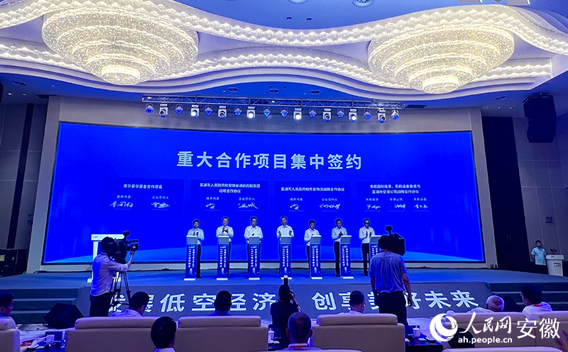 此次大会共达成合作项目36个，现场签约11个。人民网记者 汪瑞华摄
