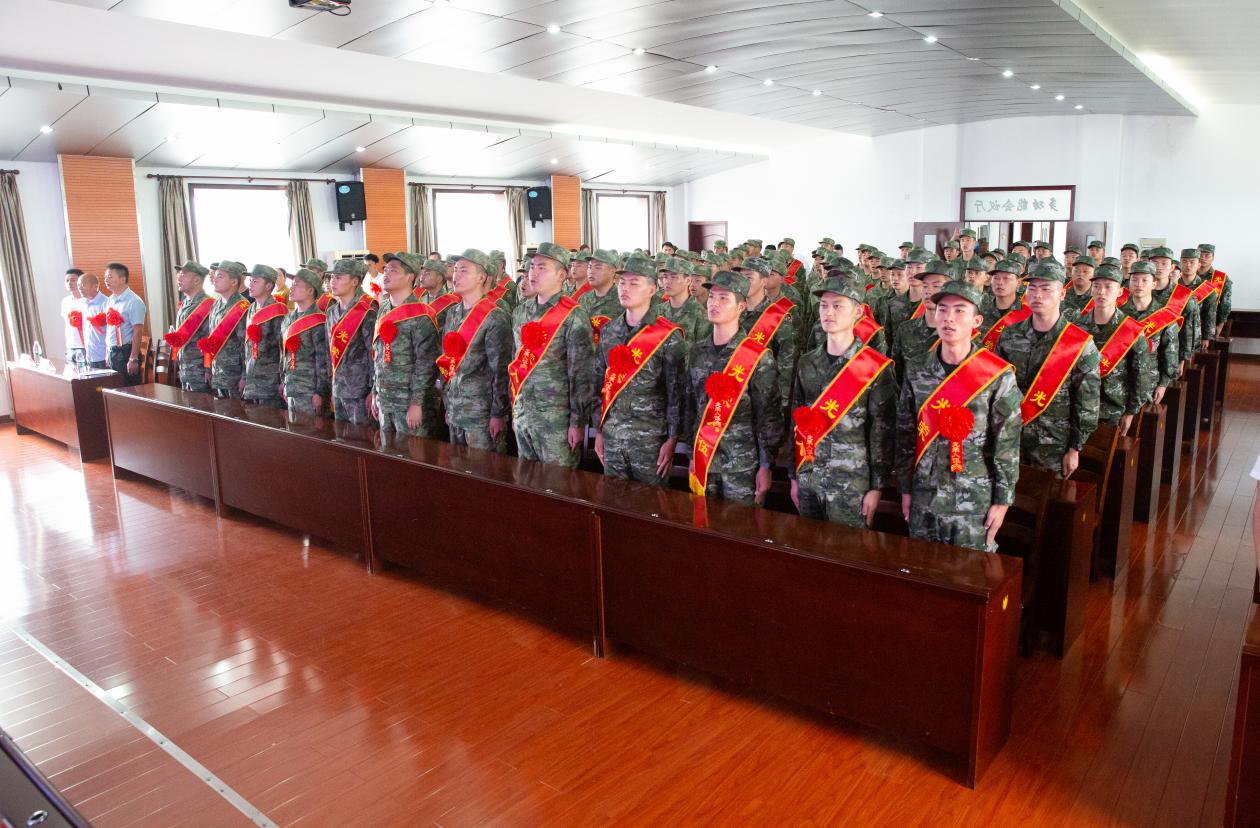 新兵欢送大会。明光市委宣传部供图