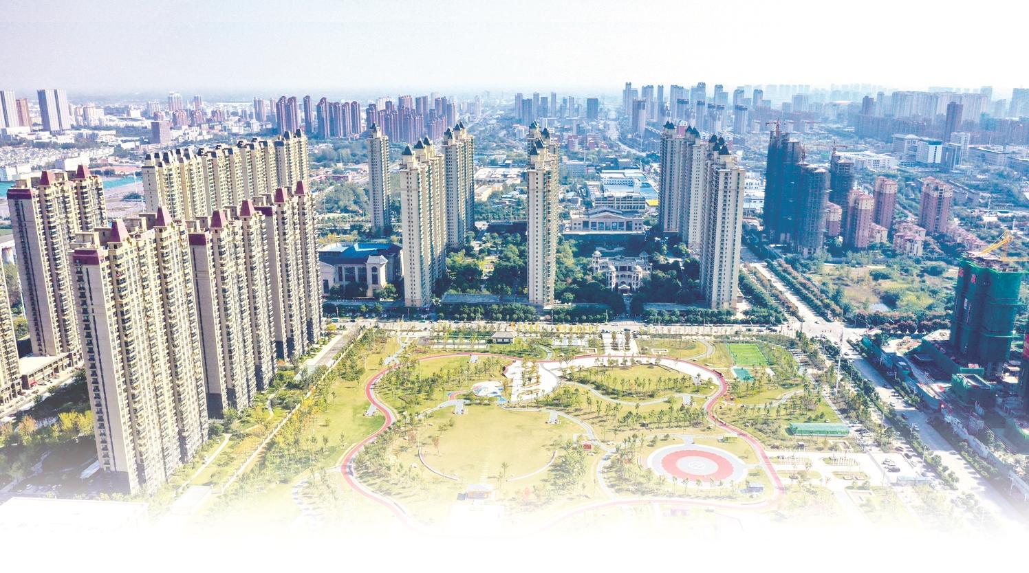 鳥瞰譙城新景。