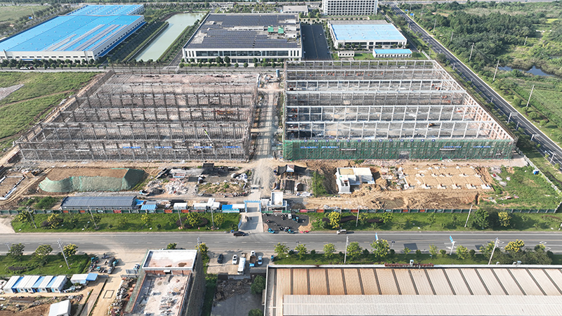 正在加紧建设的安徽亘浩机械设备制造有限公司。高一帆摄