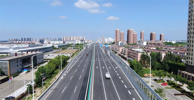 G312合六路快速化改造六安段。