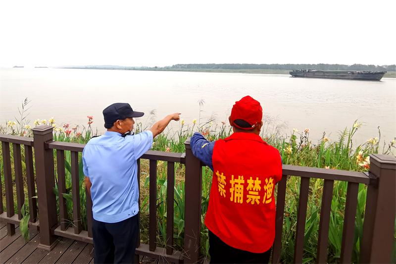 巡逻现场。乌江镇供图