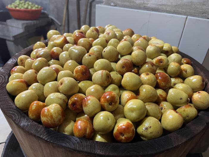 蒸棗。楊筠供圖