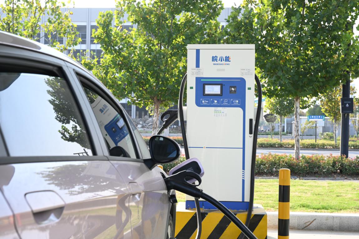 私家車在能源港充電。杜剛攝