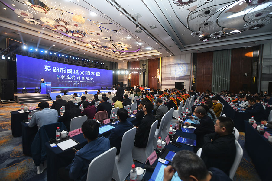 大会现场。芜湖市委网信办供图
