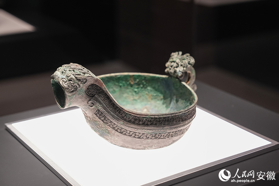安徽楚文化博物館展出文物。人民網記者 苗子健攝